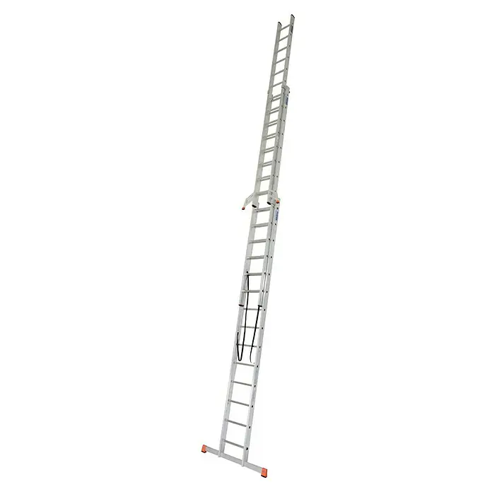 Escalera de aluminio Krause 3×14 (10,09 m)