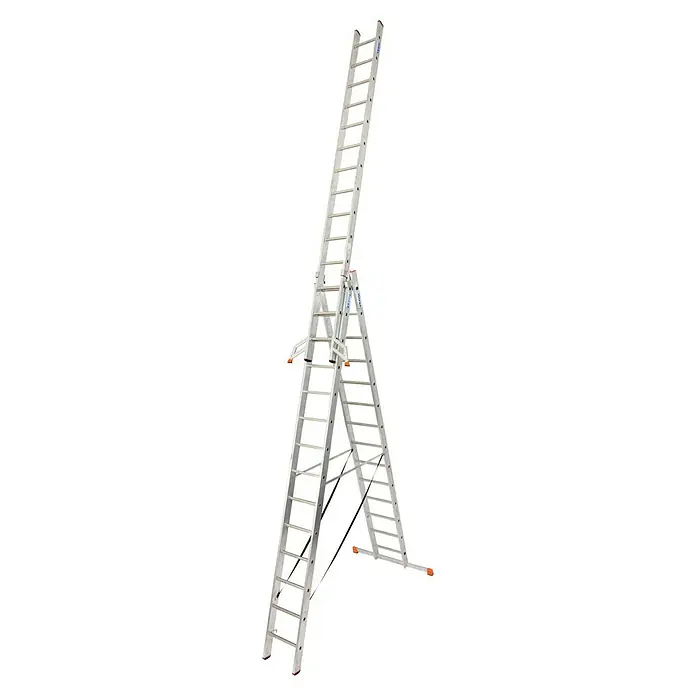 Escalera de aluminio Krause 3×14 (10,09 m)