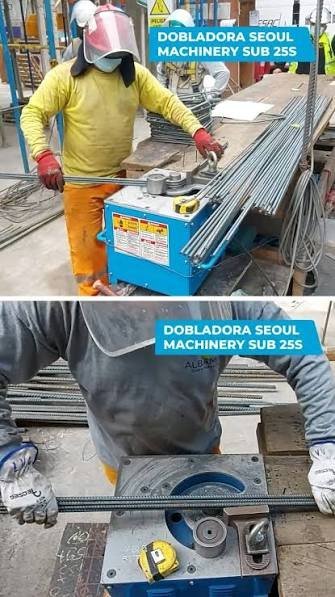 Dobladora de ferralla KMB 25 (220 V)